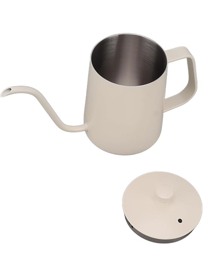 إبريق شاي وقهوة سعة 350 مل بفوهة طويلة للصب الدقيق، تصميم عملي للتحكم في التدفق، مناسب لتحضير الشاي والقهوة للاستخدام اليومي في المنزل أو المكتب - Image 2